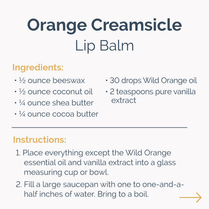 doTERRA wild orange vadnarancs ajakbalzsam recept